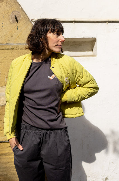 Chaqueta acolchada Ane pistacho