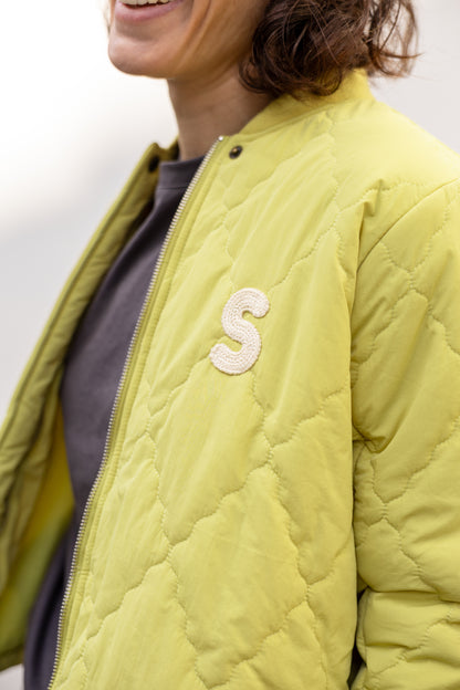 Chaqueta acolchada Ane pistacho