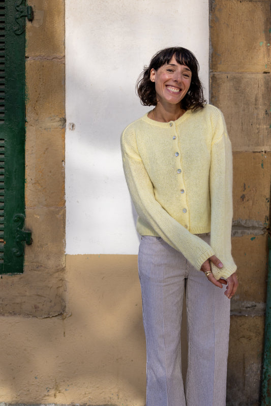 Chaqueta punto Oaia amarillo