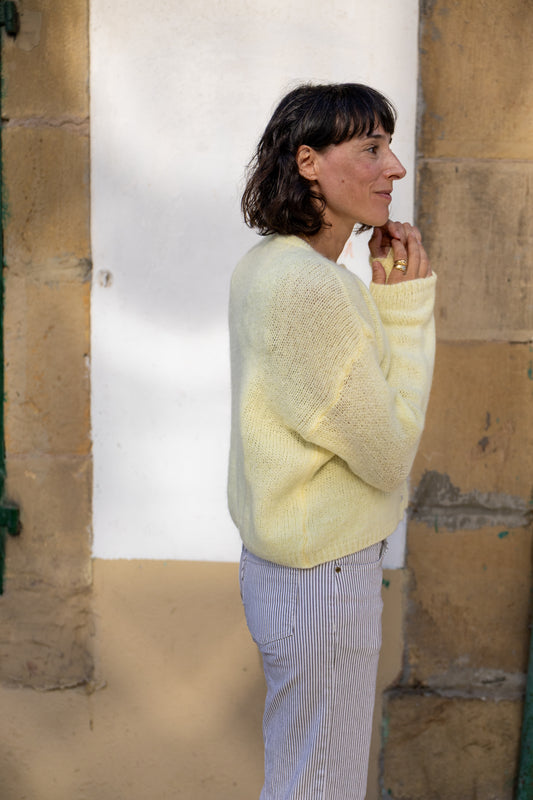 Chaqueta punto Oaia amarillo