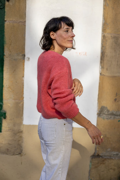 Chaqueta punto Oaia fresa