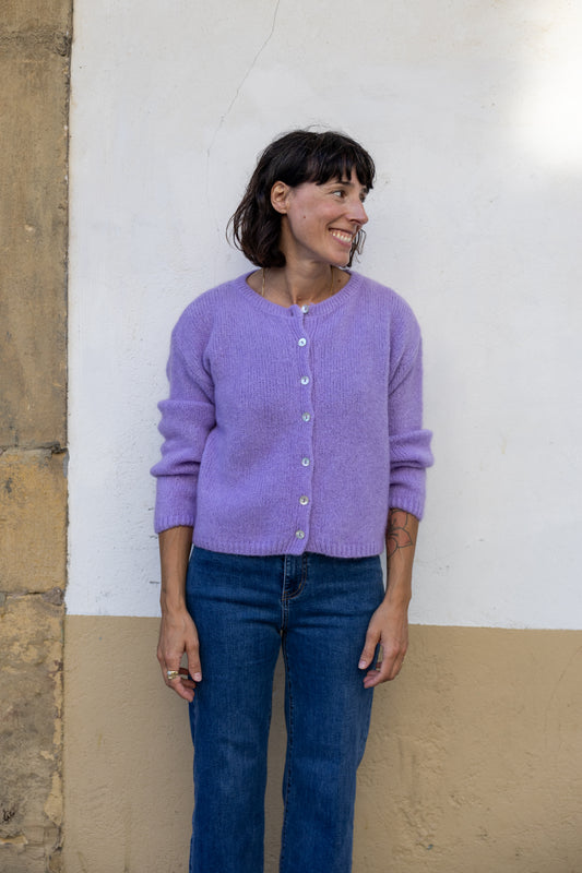 Chaqueta punto Oaia lila