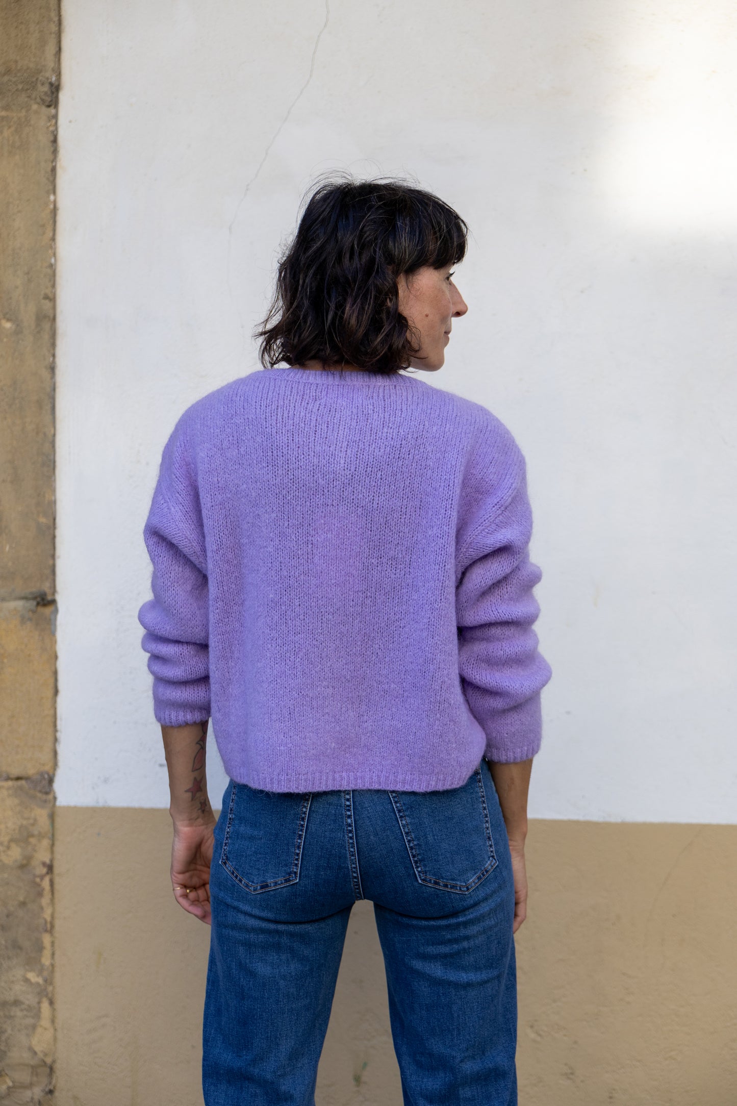 Chaqueta punto Oaia lila