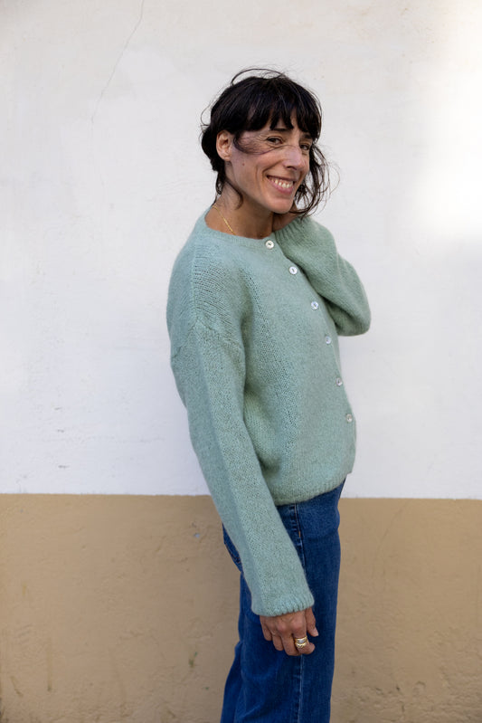 Chaqueta punto Oaia menta