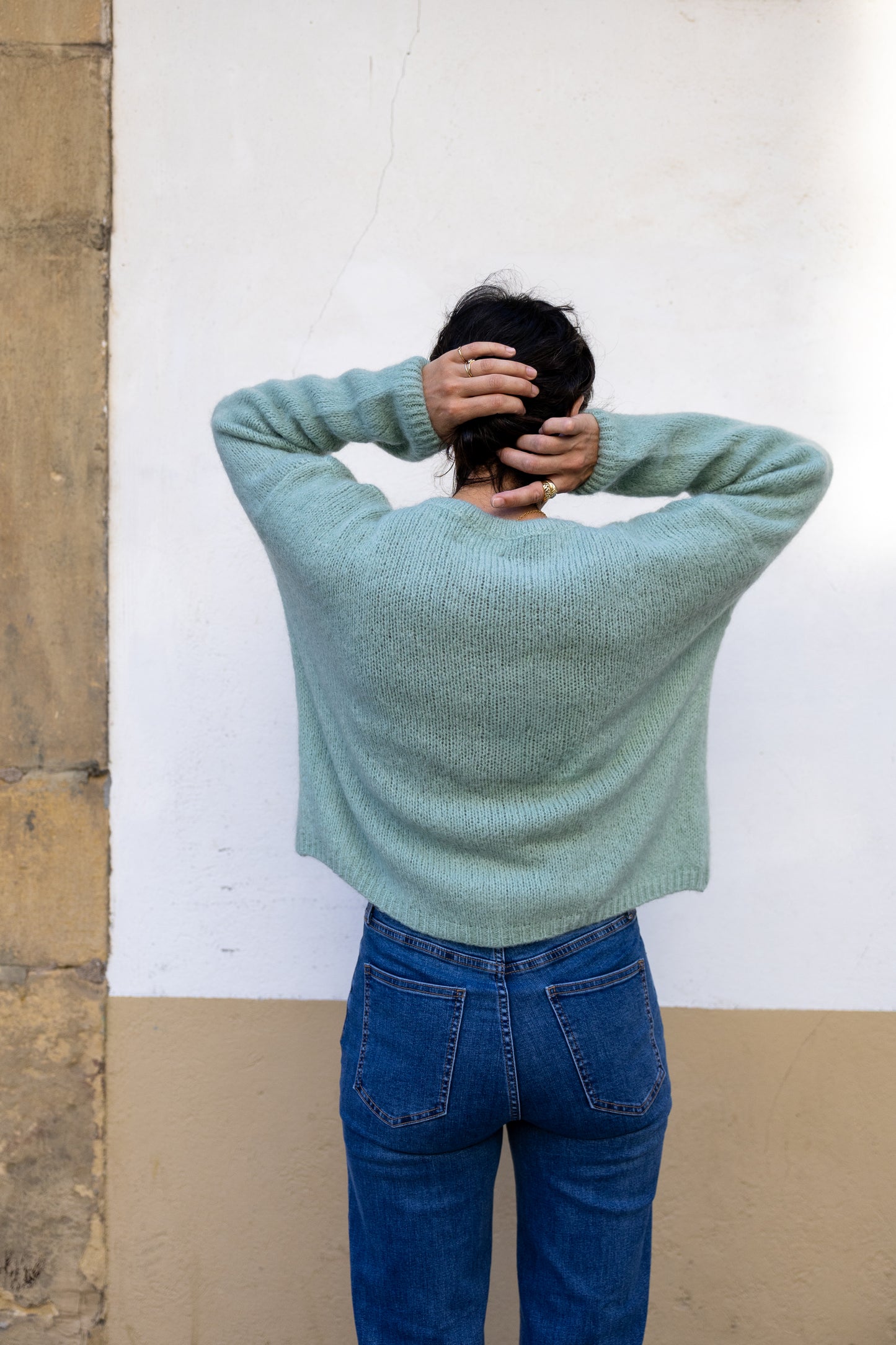 Chaqueta punto Oaia menta