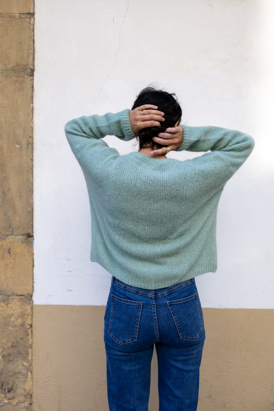 Chaqueta punto Oaia menta