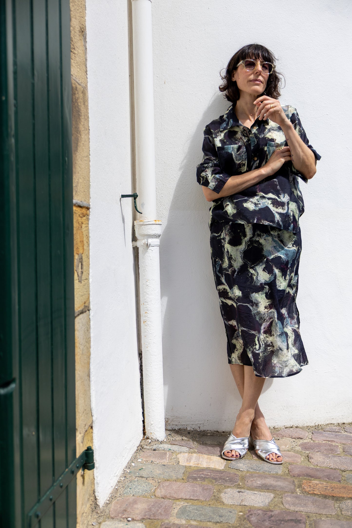 Falda estampada Apala