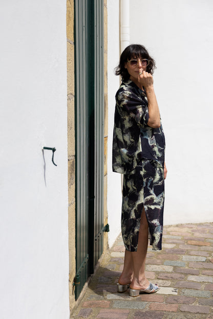 Falda estampada Apala