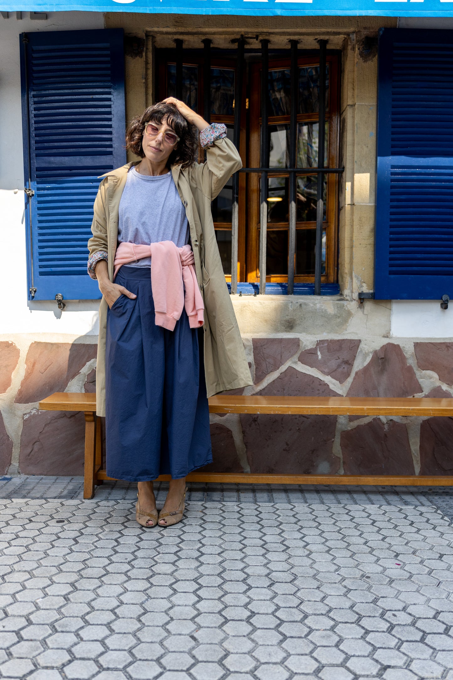 Falda midi Mila