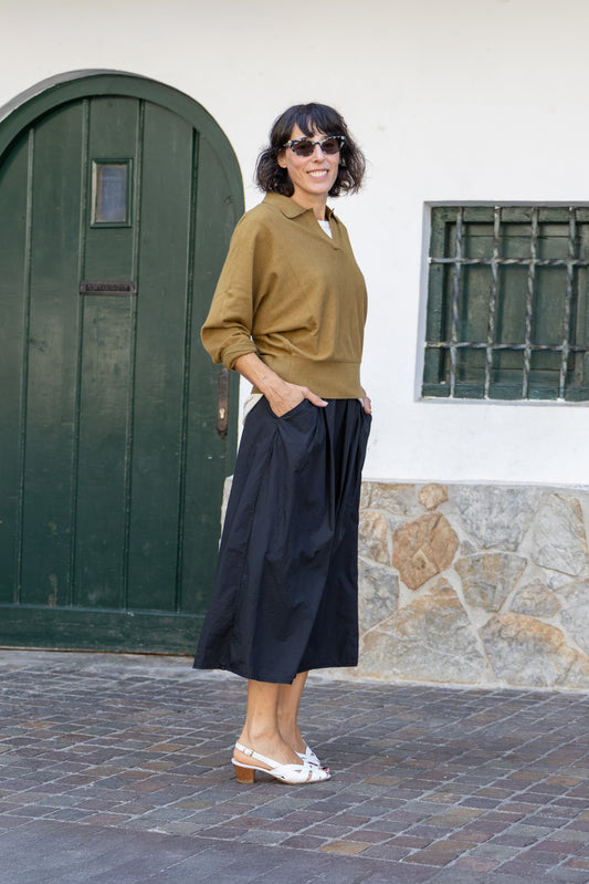 Falda midi Mila