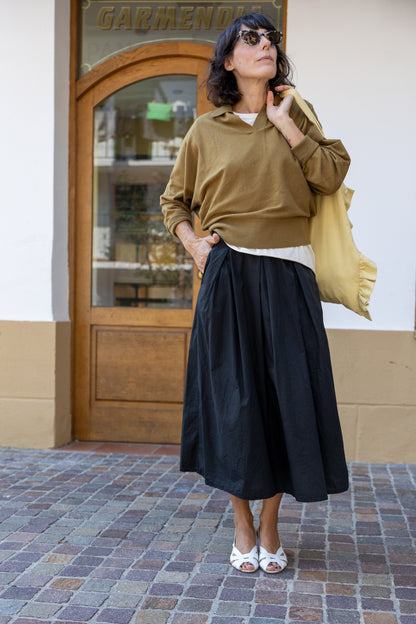 Falda midi Mila