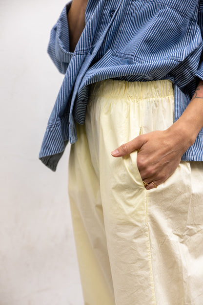 Pantalón algodón Petra amarillo
