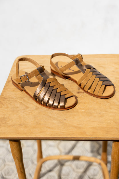 Sandalias piel Bolonia
